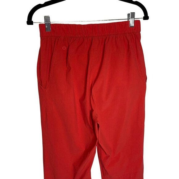 Lululemon Your True Trouser High Rise Crop Red-sz 6 - Picture 11 of 11